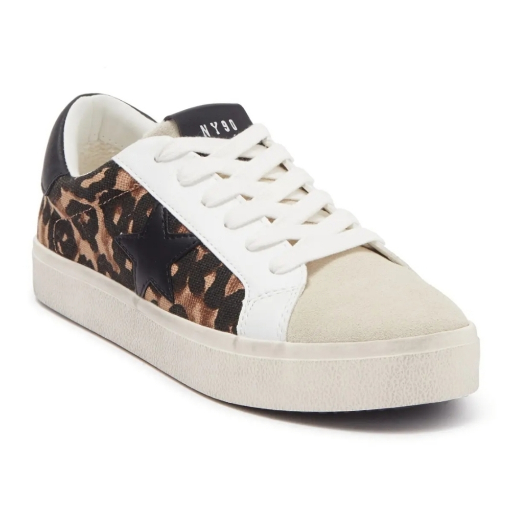 Steve Madden Pursued Leopard Print Sneaker Size 6